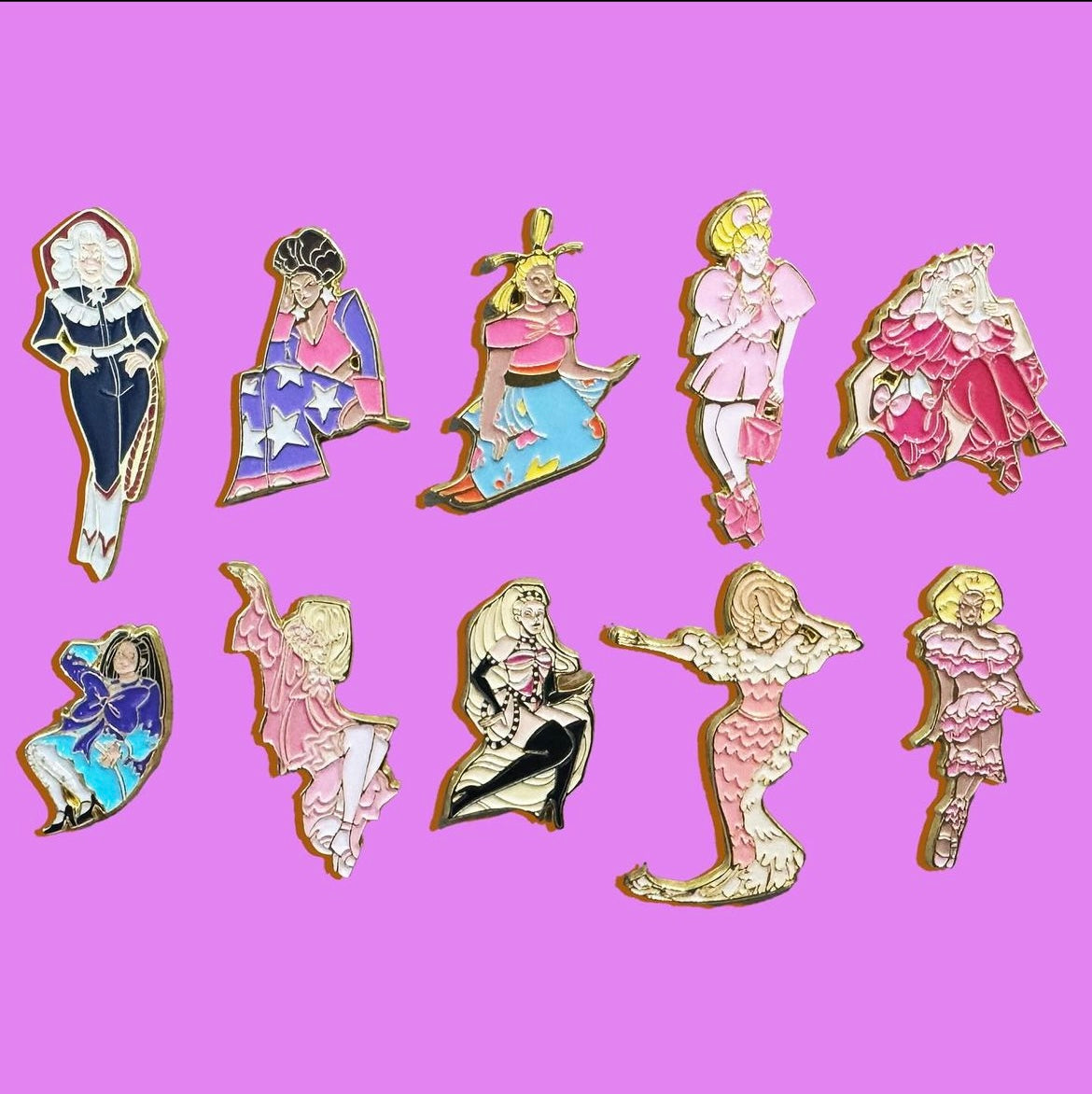 FREYA DOLL PIN - DRDU S4 ENAMEL